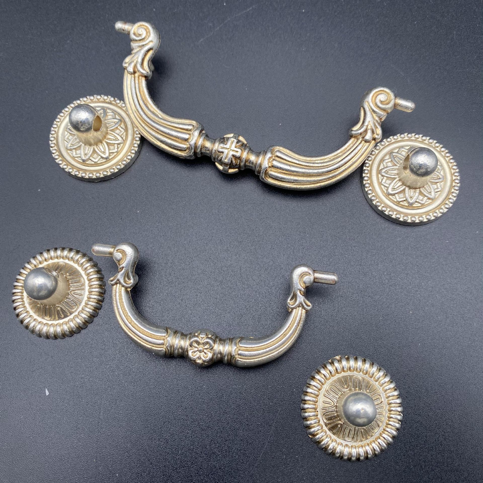 Furniture Hardware Drop Pulls - 96mm European Retro Style Drop Ring