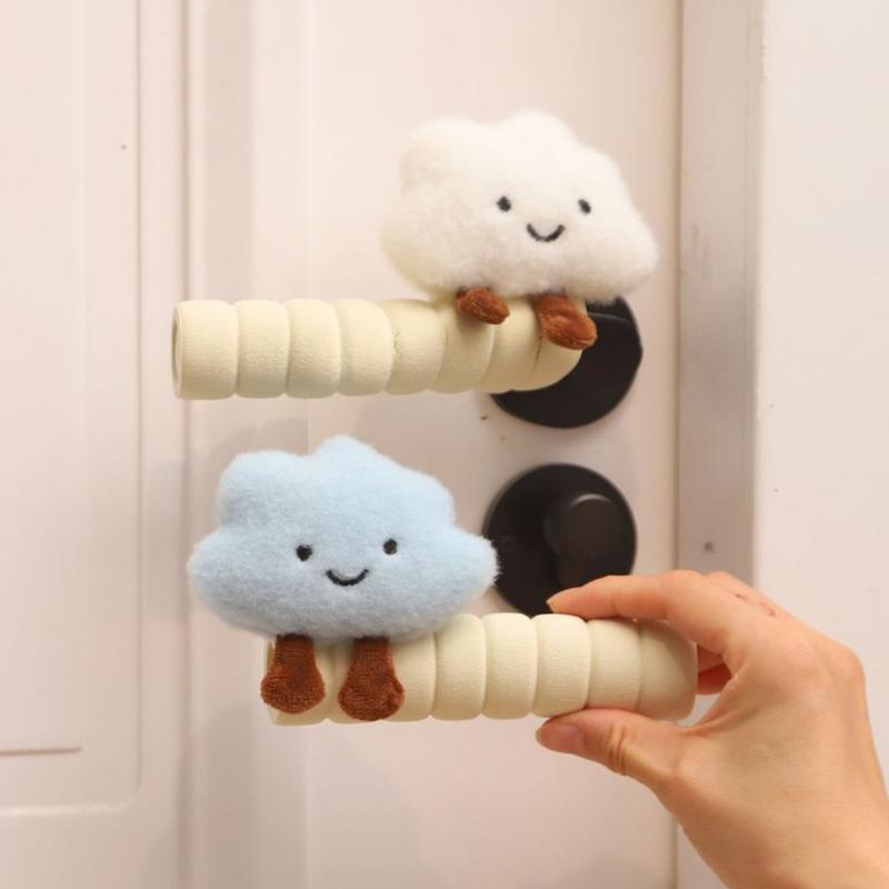 Furniture Hardware Parts - Cute Cloud Door Handle Cover Anti