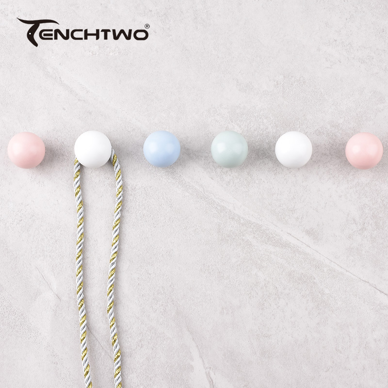 Round Ceramic Hook Clothes Han - Furniture Hardware Parts recensie en prijs
