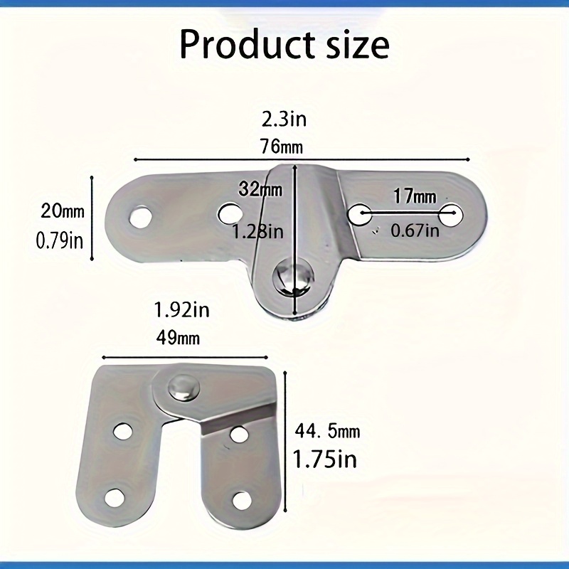 2PCS Ladder Folding Hinges Rot - Furniture Rotating Hardware recensie en prijs