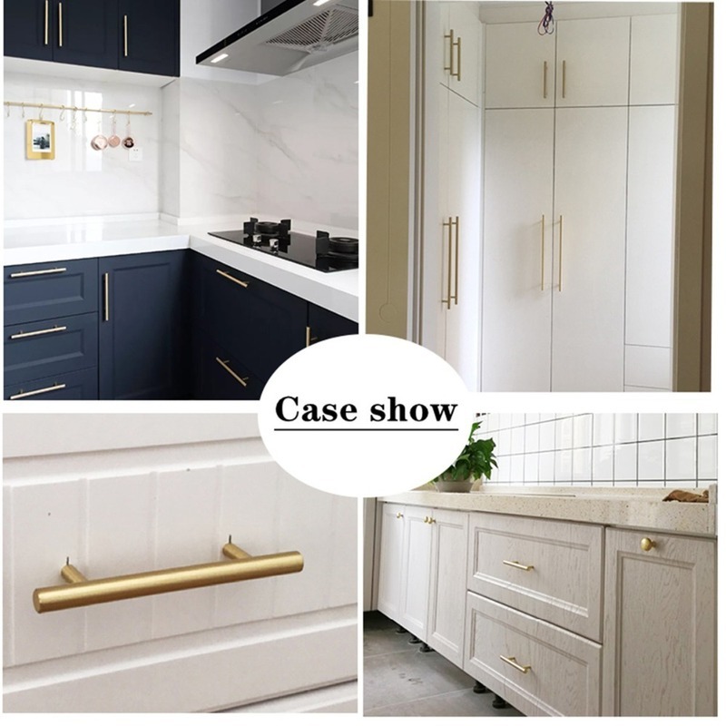 Modern Gold Brushed Straight C - Furniture Rotating Hardware recensie en prijs