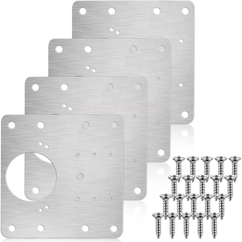2/10Sets Hinge Repair Plate Ki - Furniture Hardware Fixing Screws recensie en prijs