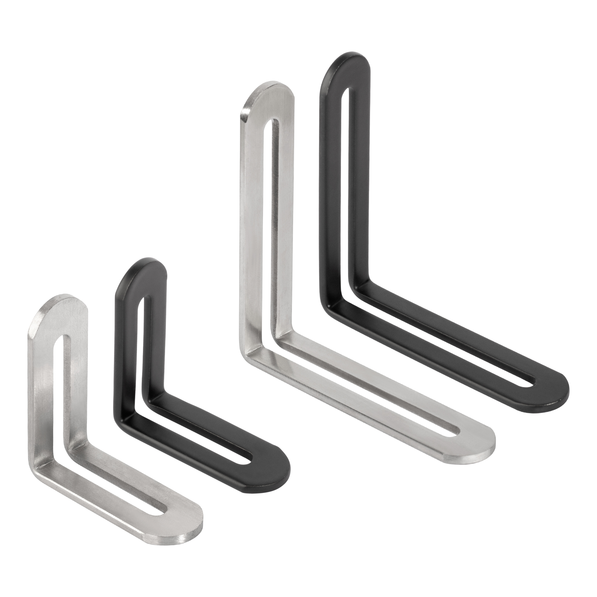 2pcs Corner Brackets Stainless - Furniture Hardware Fixing Screws recensie en prijs