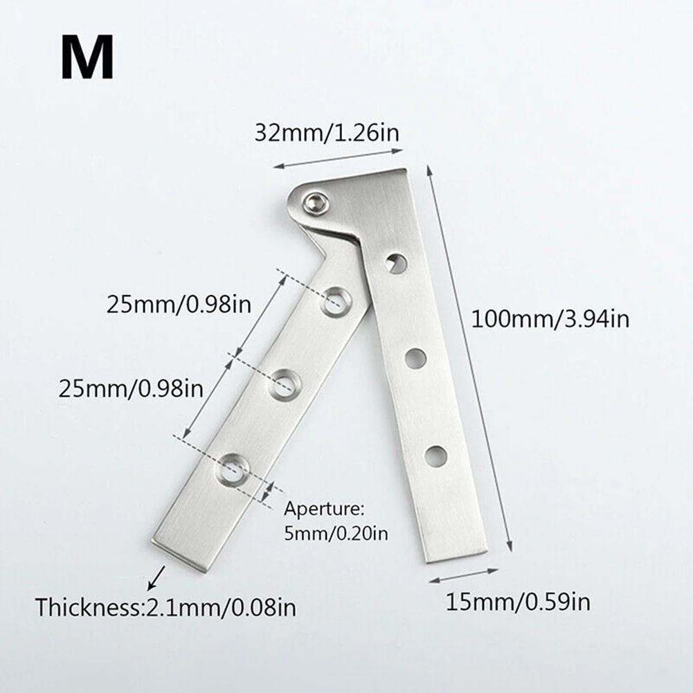 1Pcs Stainless Steel Door Hing - Furniture Rotating Hardware recensie en prijs