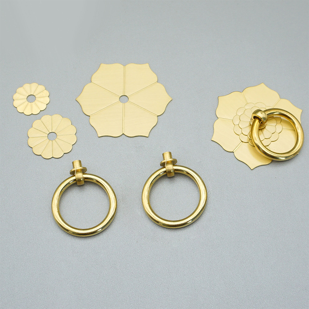 Hanger Ring Floral Brass Cabin - Furniture Hardware Drop Pulls recensie en prijs