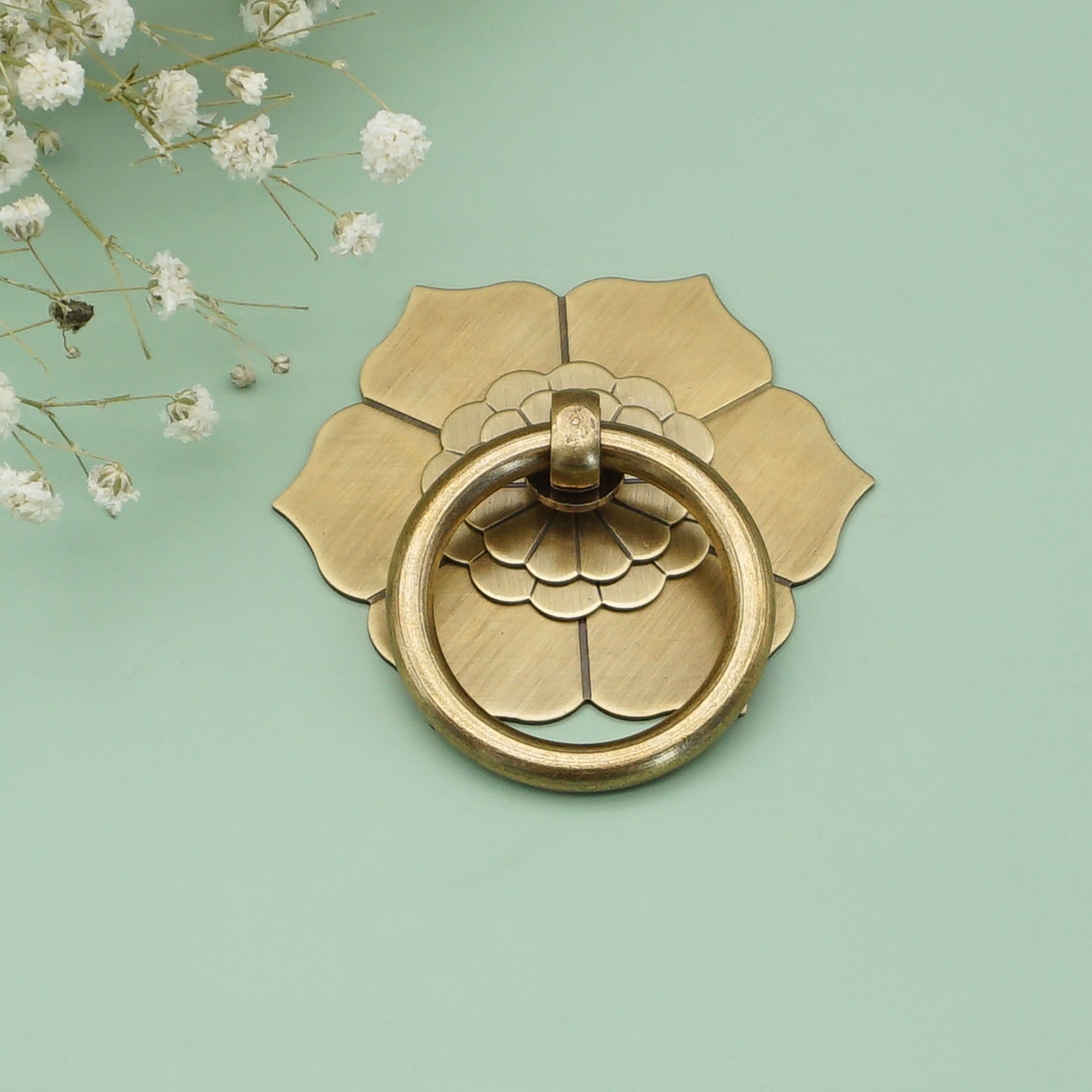 Flower Drawer Pull Vintage Dro - Furniture Hardware Drop Pulls recensie en prijs