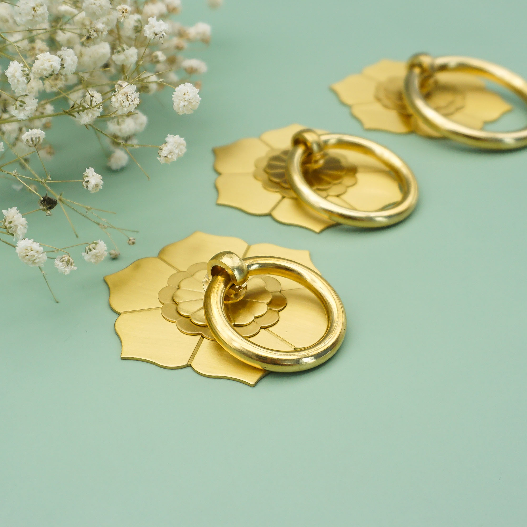 Flower Drawer Pull Vintage Dro - Furniture Hardware Drop Pulls recensie en prijs