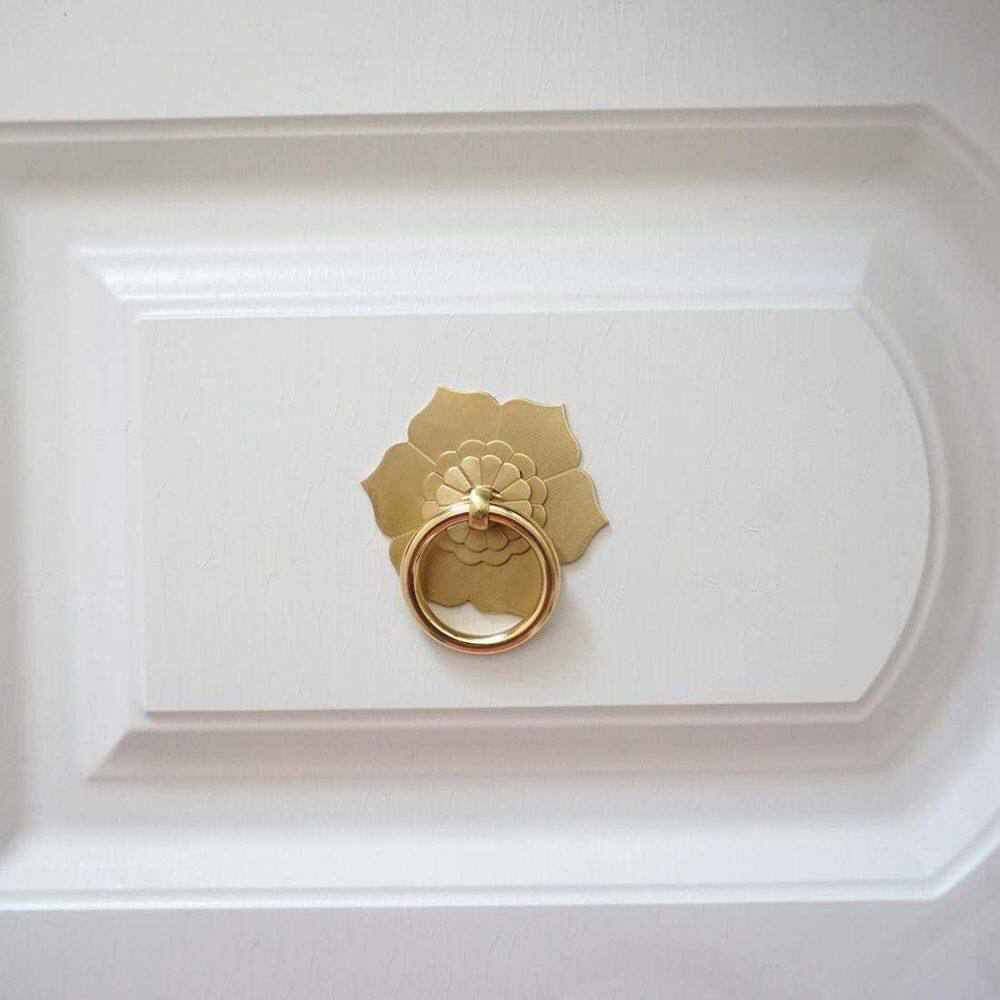 Floral Brass Cabinet Door Knob - Furniture Hardware Drop Pulls recensie en prijs