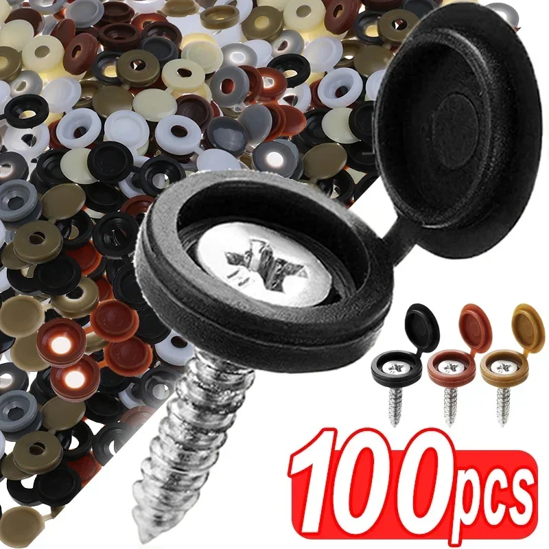Hinged Plastic Screw Cap Cover - Furniture Hardware Fixing Screws recensie en prijs