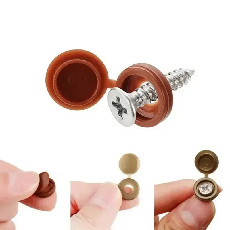 Hinged Plastic Screw Cap Cover - Furniture Hardware Fixing Screws recensie en prijs