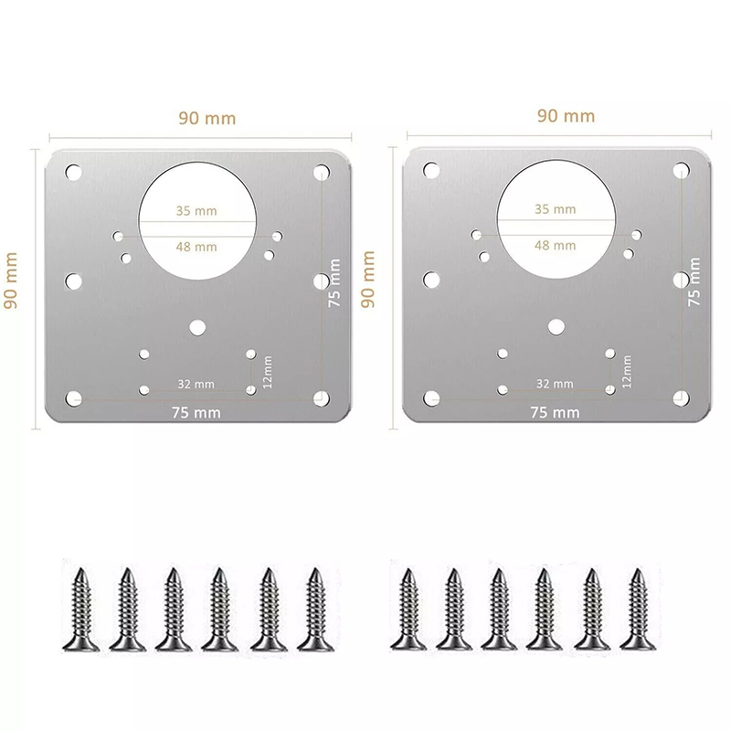 2/10Pcs Sets Hinge Repair Plat - Furniture Hardware Fixing Screws recensie en prijs