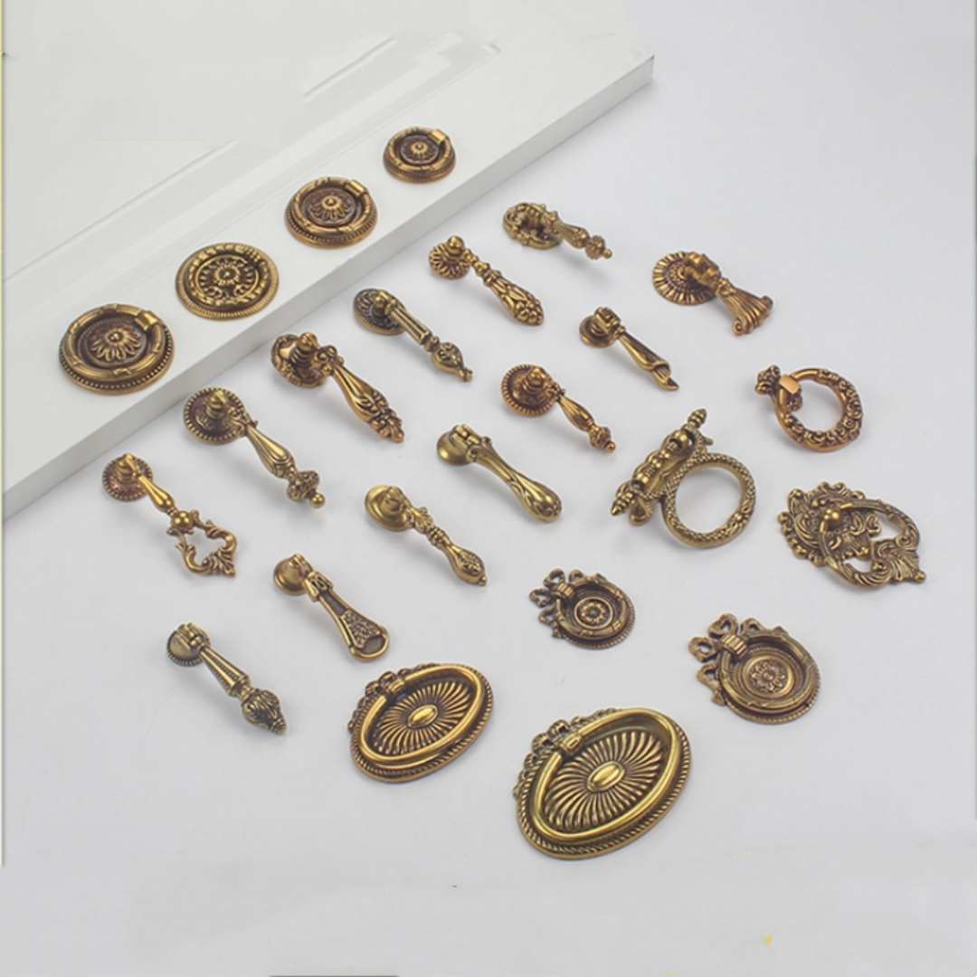 Retro European Gold Drop Ring  - Furniture Hardware Drop Pulls recensie en prijs