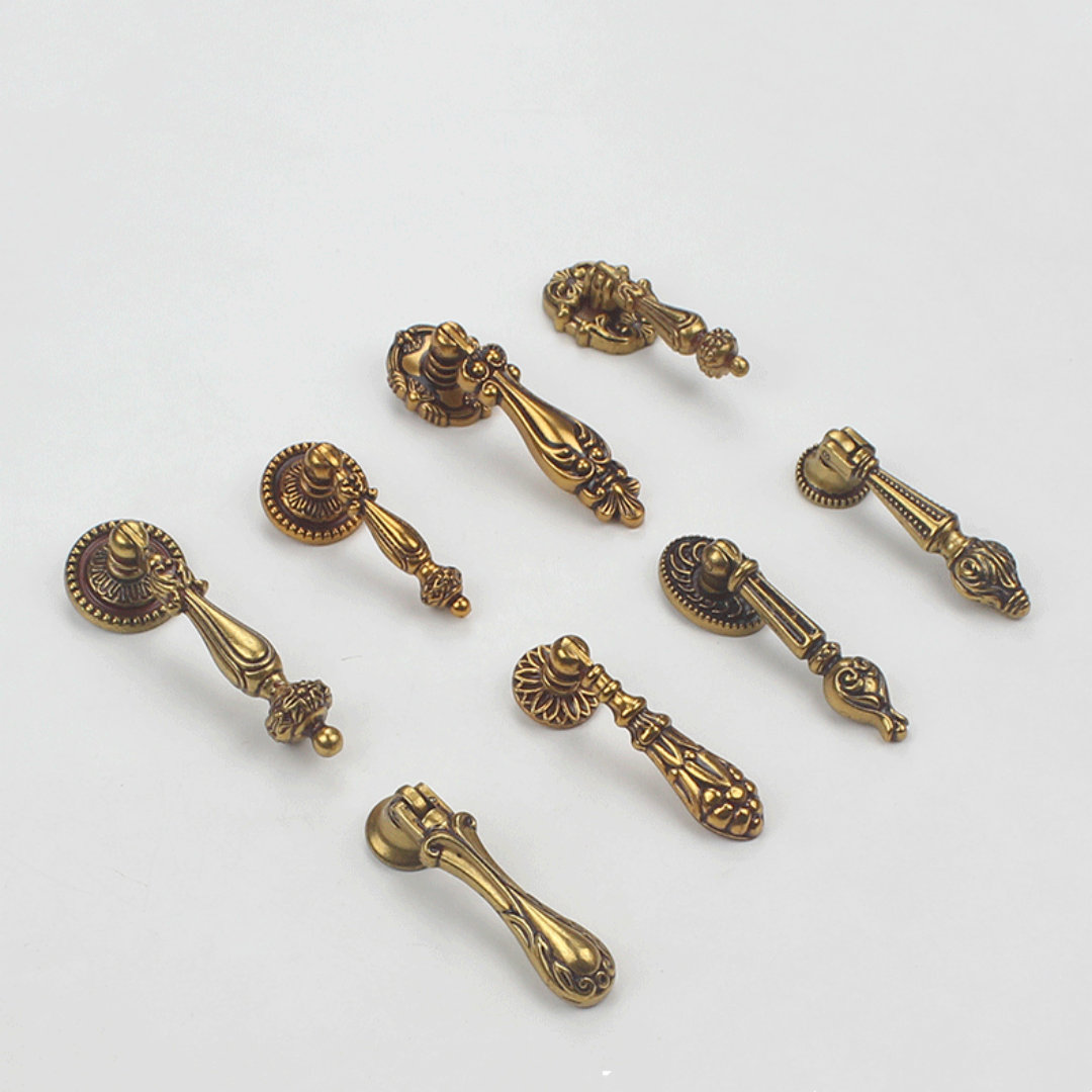 Retro European Gold Drop Ring  - Furniture Hardware Drop Pulls recensie en prijs