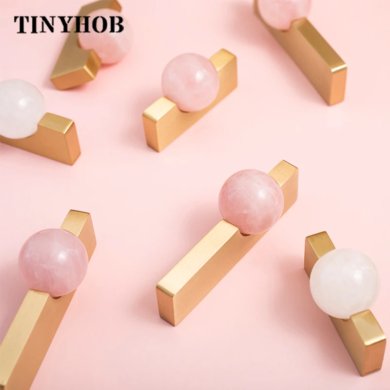 White Crystal Ball+Brass Furni - Furniture Hardware Drop Pulls recensie en prijs