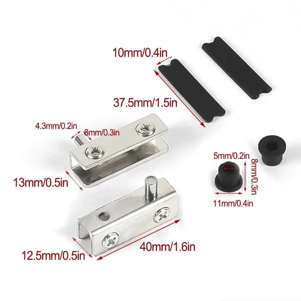 2Pcs Glass Pivot Hinge Rotatio - Furniture Rotating Hardware recensie en prijs
