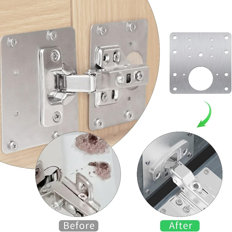 Cabinet Door Hinge Repair Plat - Furniture Hardware Fixing Screws recensie en prijs