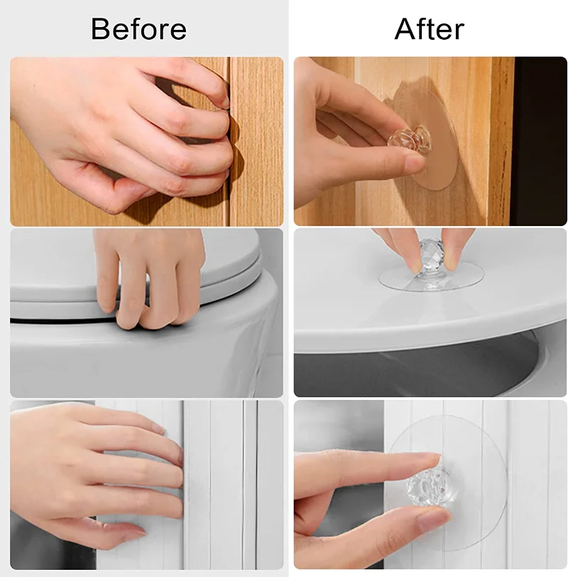2/10Pcs Punch-free Drawer Knob - Furniture Hardware Parts recensie en prijs