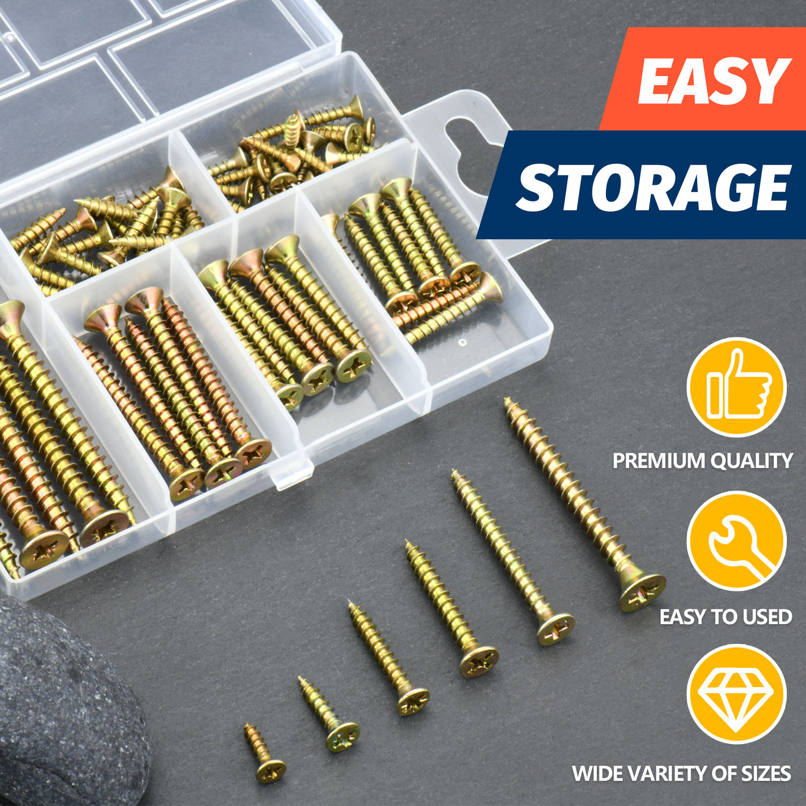 High Hardness Wood Screws Kit  - Furniture Hardware Fixing Screws recensie en prijs