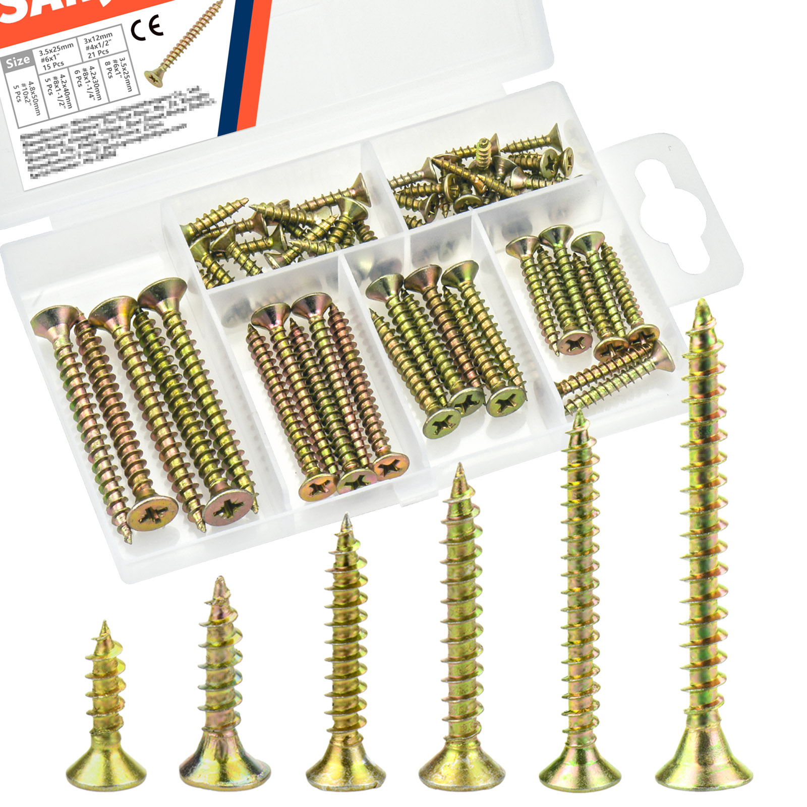 High Hardness Wood Screws Kit  - Furniture Hardware Fixing Screws recensie en prijs