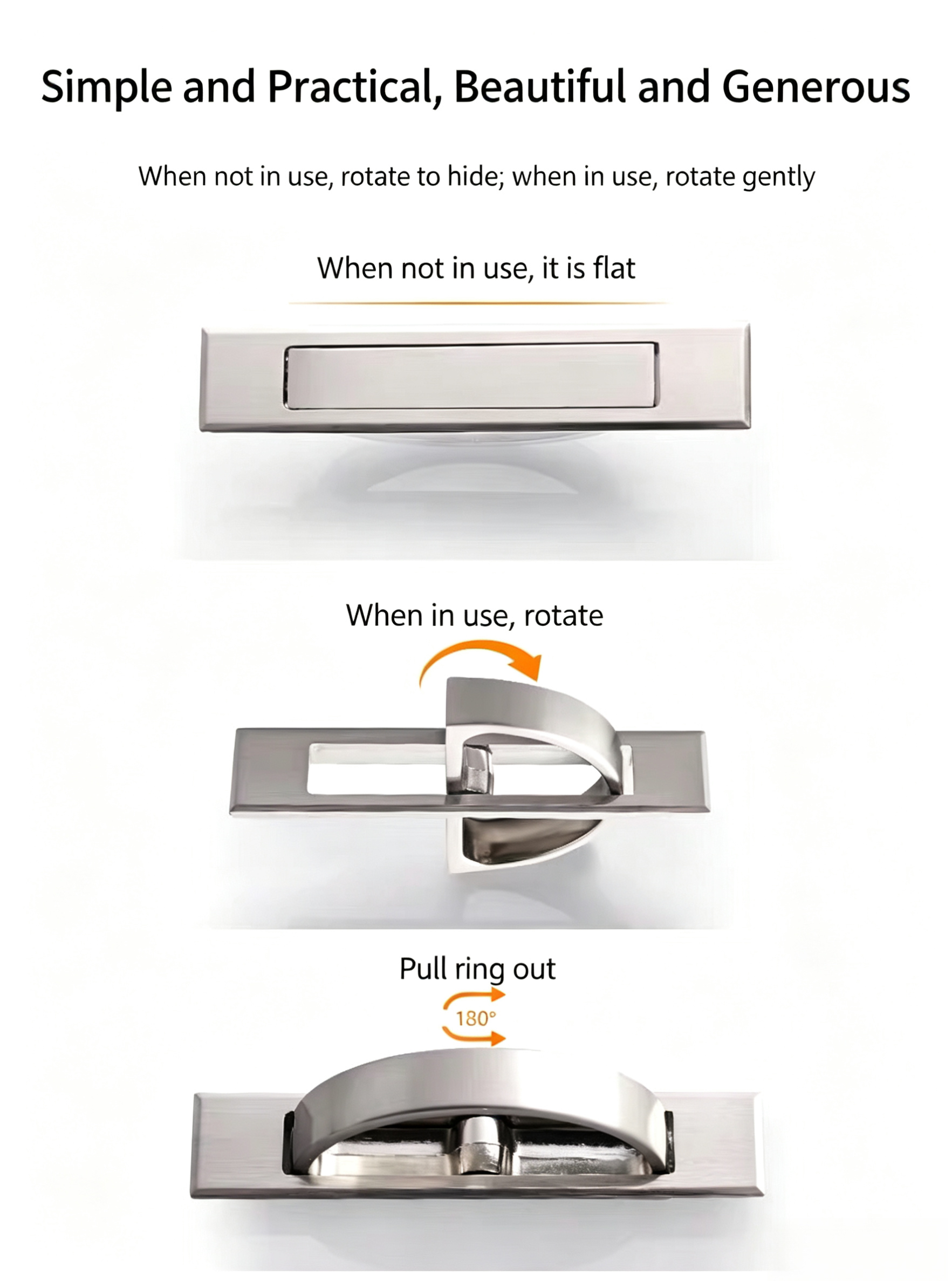 180° Rotating Concealed Concea - Furniture Rotating Hardware recensie en prijs