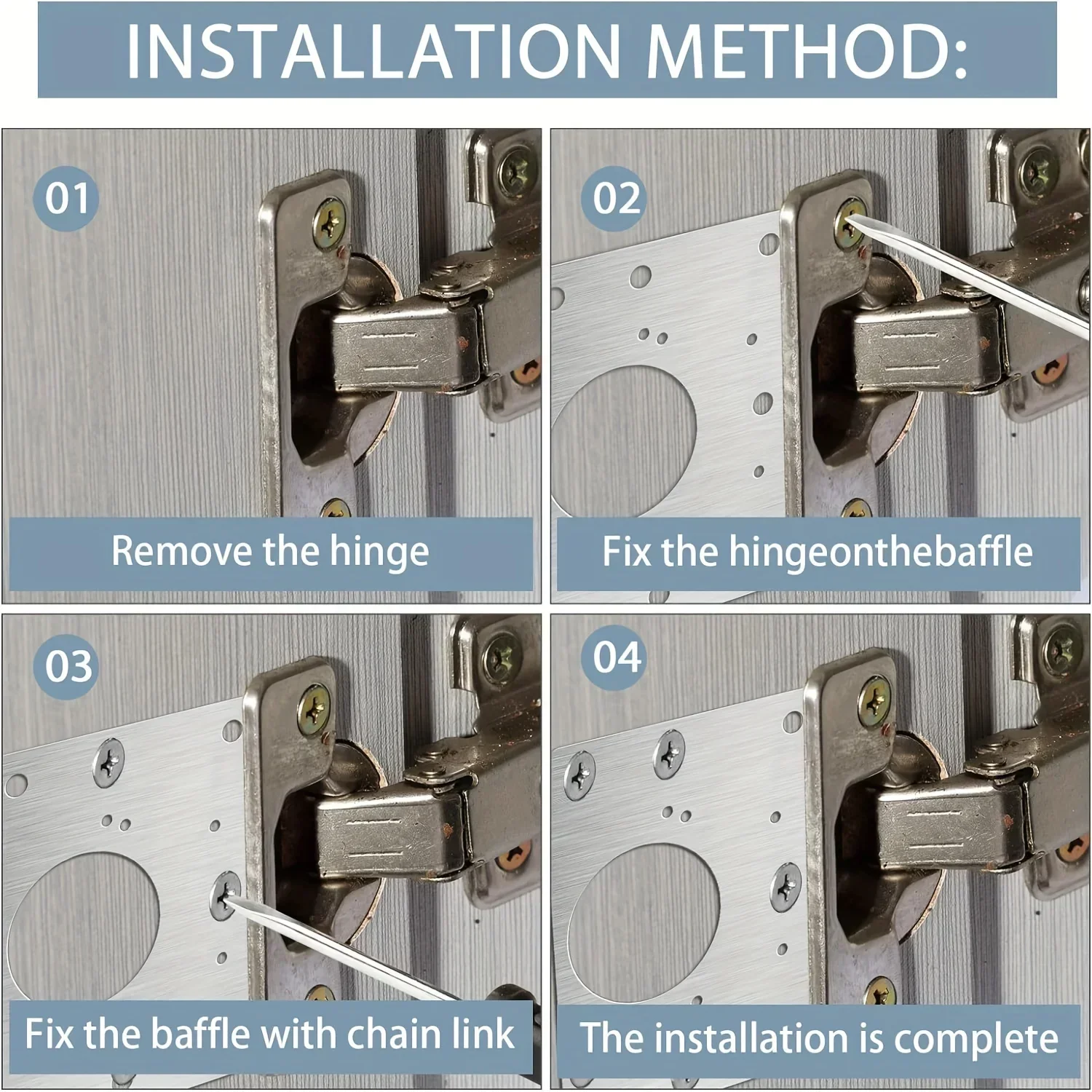 4-piece cabinet hinge repair p - Furniture Hardware Fixing Screws recensie en prijs