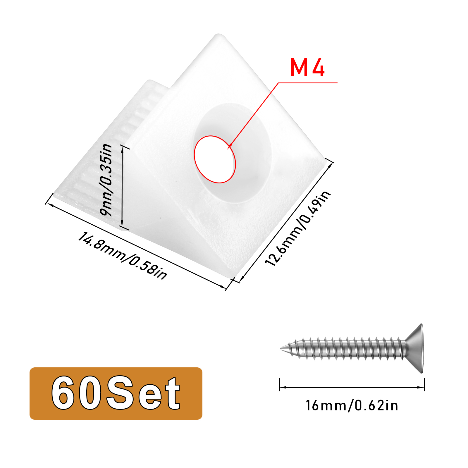 60set Repair Fixing Drawer Che - Furniture Hardware Fixing Screws recensie en prijs